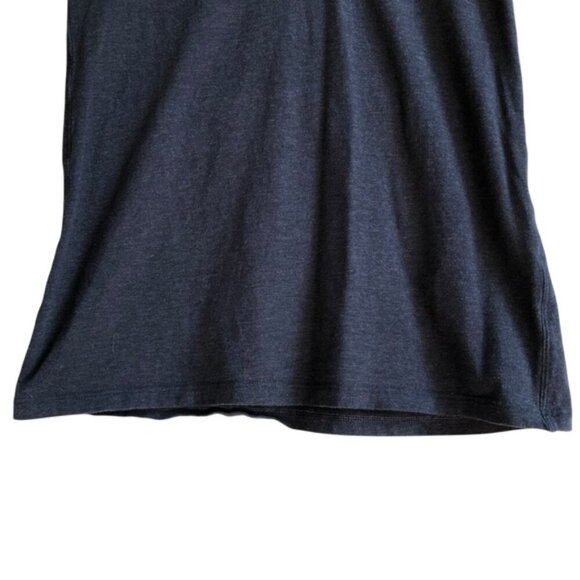 Lululemon Love Tee Size 4 Heathered Black Pima Cotton V-Neck - Picture 4 of 11